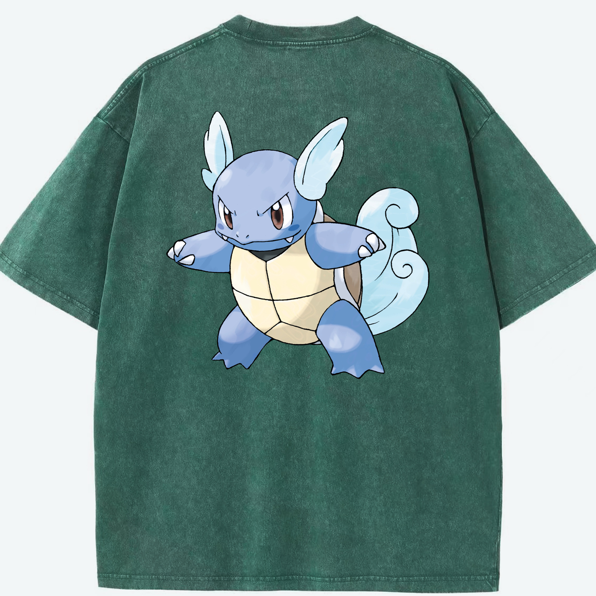 （画像用） ポケットモンスター Pokémon 綿100% ヴィンテージ風 半袖Tシャツ（背面プリント）
